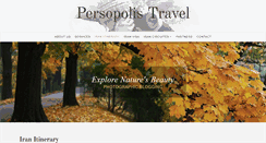 Desktop Screenshot of persopolistravel.com